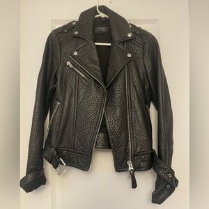 Aritzia Mackage Moto Leather Jacket